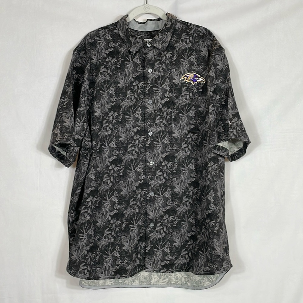Baltimore Ravens Custom Tommy Bahama Shirt NWT XLT Hawaiian Button Down NEW